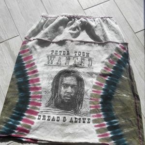 Vintage Bob Marley Catch-A-Fire Skirt medium